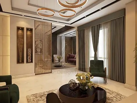 شركات تصميم غرف استقبال الضيوف